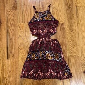 LA Hearts Pacsun Bohemian printed Cutout Dress